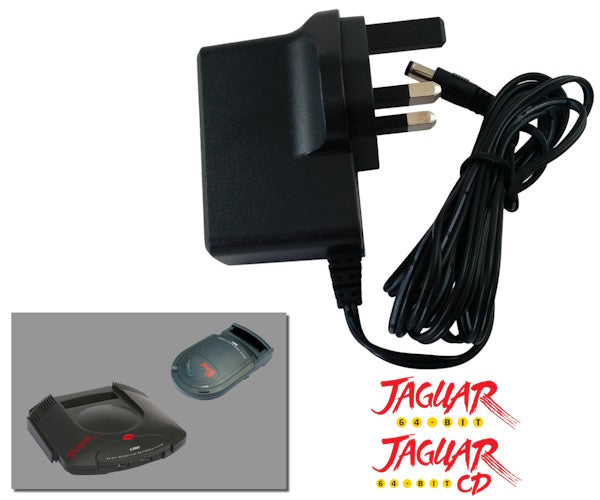 Regulated power supply for Atari Jaguar & Jaguar CD with UK plug