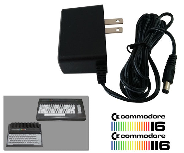 Regulated power supply for Commodore 16 and 116 with US plug