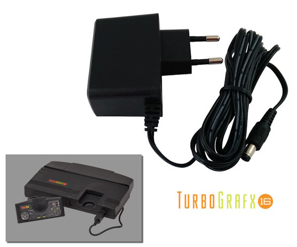 Regulated power supply for NEC TurboGrafx-16 with EU plug