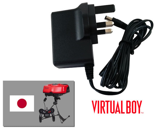 Regulated power supply for Nintendo Virtual Boy (Japanese version) with UK plug