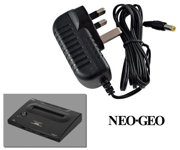 Regulated power supply for SNK Neo Geo AES Pro-Pow, Pow-UL, Pow-PAL and Pow2 with UK plug