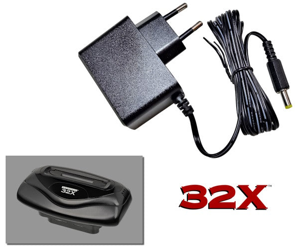 Regulated power supply for Sega 32X (Mega Drive/Genesis) with EU plug