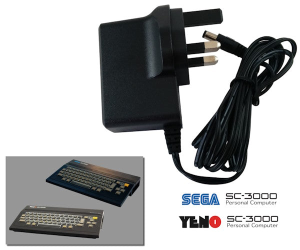Regulated power supply for Sega / Yeno SC-3000 with UK plug
