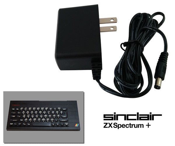 Regulated power supply for Sinclair ZX Spectrum+ with US plug