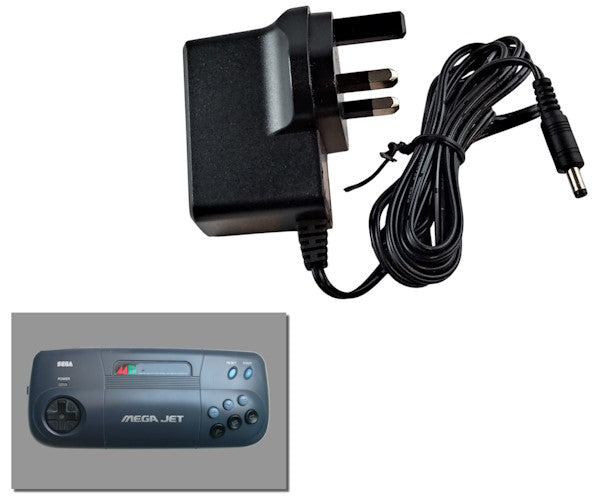 Regulated power supply for Sega Mega Jet with UK plug