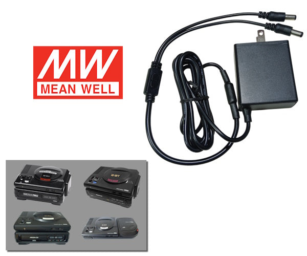Power Supply All-in-One for Sega Mega Drive / Genesis + CD