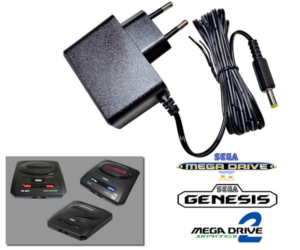 Regulated power supply for Sega Mega Drive / Genesis 2 with EU plug